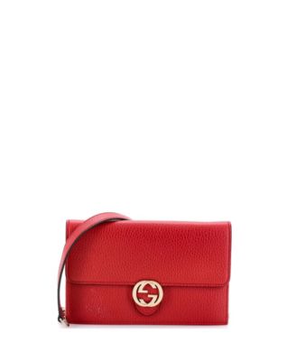 Interlocking Wallet on Chain Leather