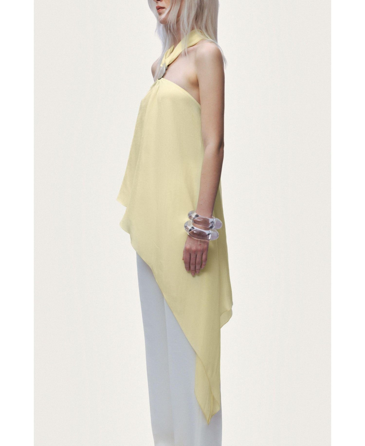 Women's Sleeveless Halter Blouse