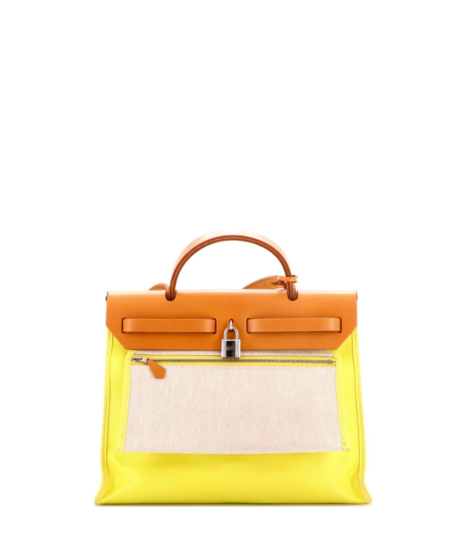 31 Herbag Zip Berline Vache Canvas and Leather