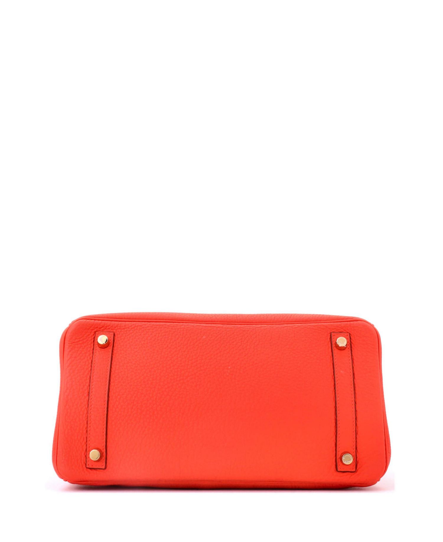 Birkin 30 Handbag Orange Togo with Gold Hardware