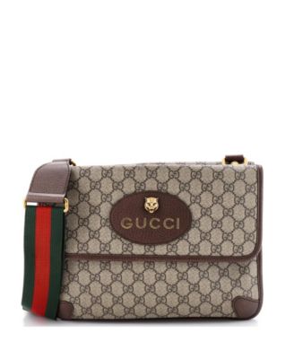 Medium Neo Vintage Flap Messenger GG Coated Canvas