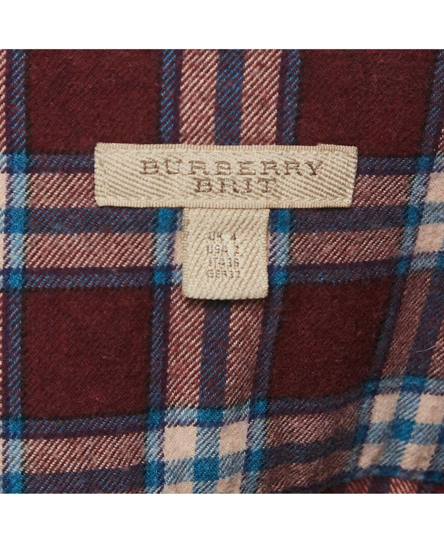 Women's Burgundy Cotton Top