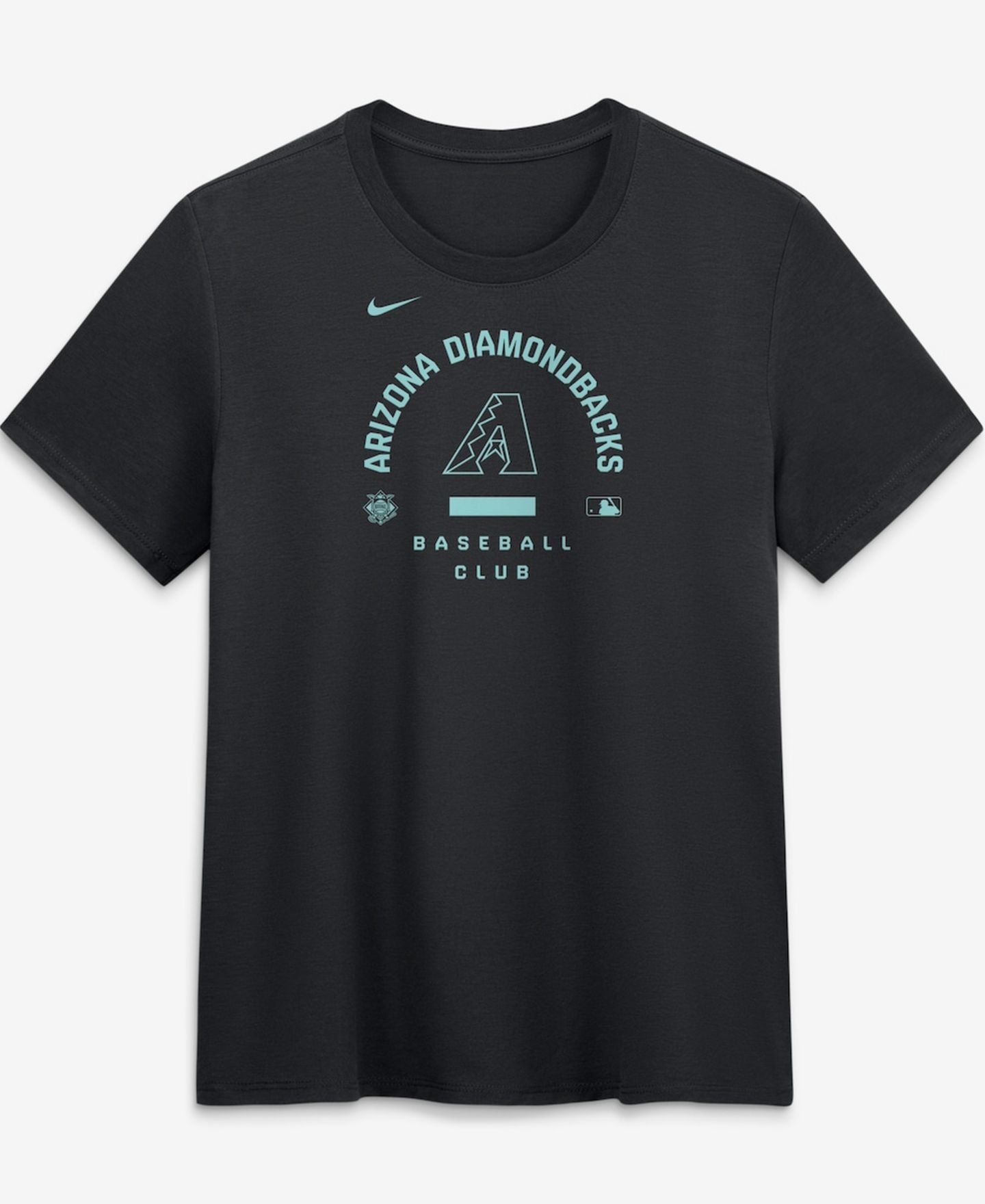 Женская футболка Nike Black Arizona Diamondbacks Authentic Collection Early Work Tri-Blend Dri-FIT — фото 1