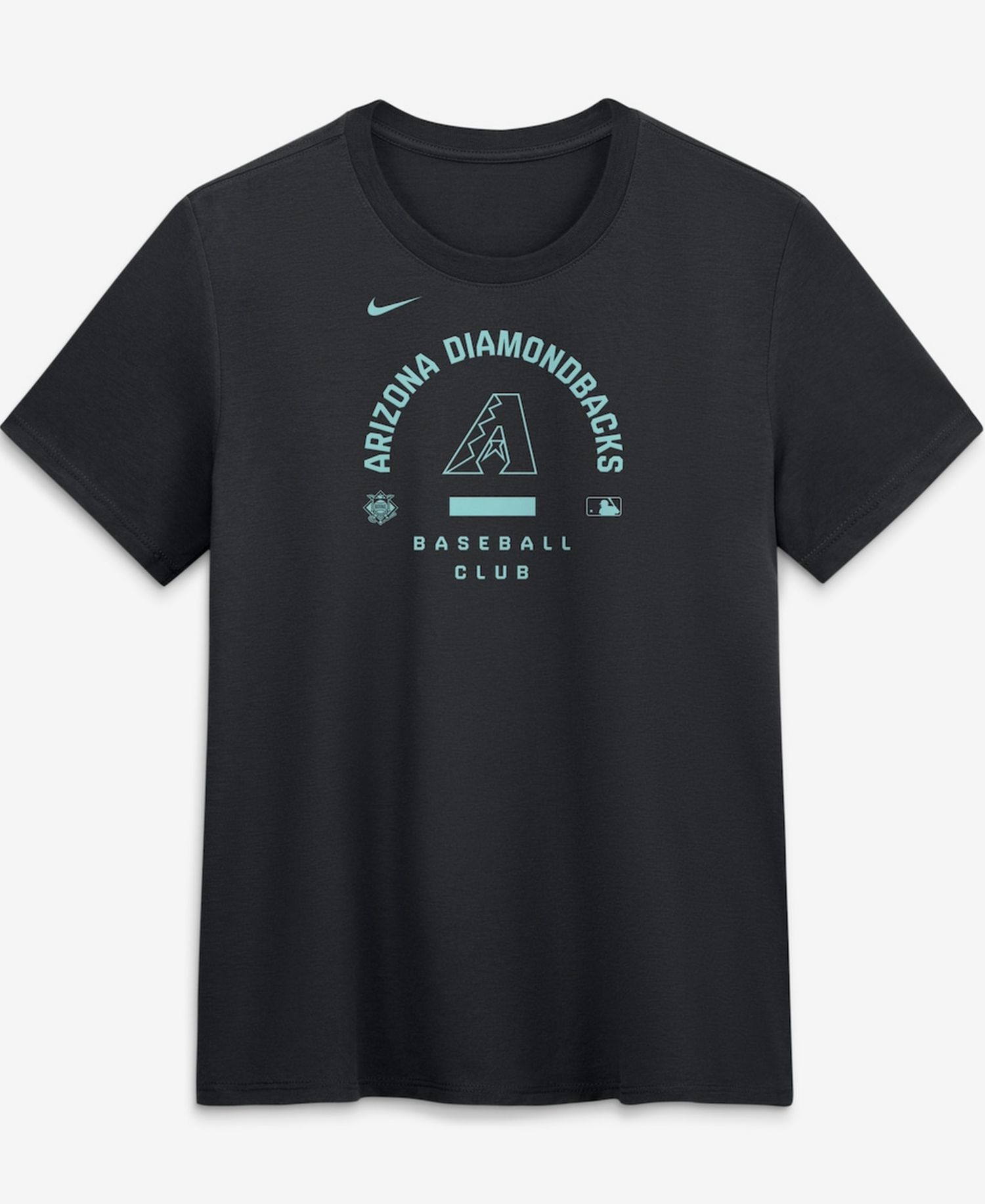 Women's Black Arizona Diamondbacks Authentic Collection Early Work Tri-Blend Dri-FIT T-Shirt