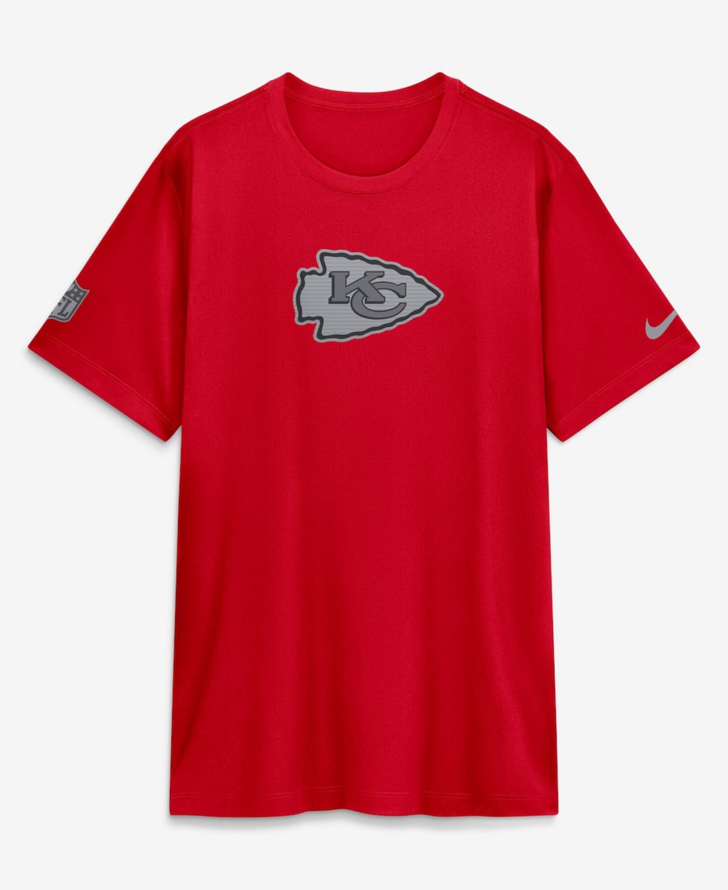 Мужская футболка Nike Red Kansas City Chiefs Sideline Lead The Charge Legend Dri-FIT — фото 2