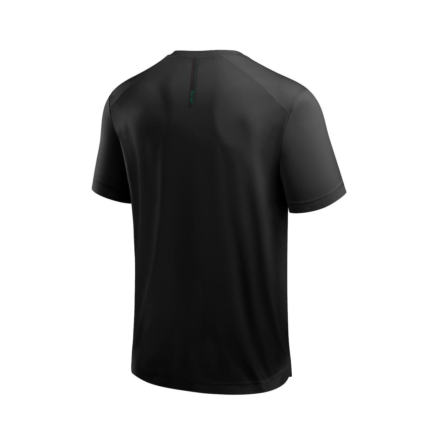 Мужская футболка Fanatics Black New York Jets Front Office Move Mono — фото 3