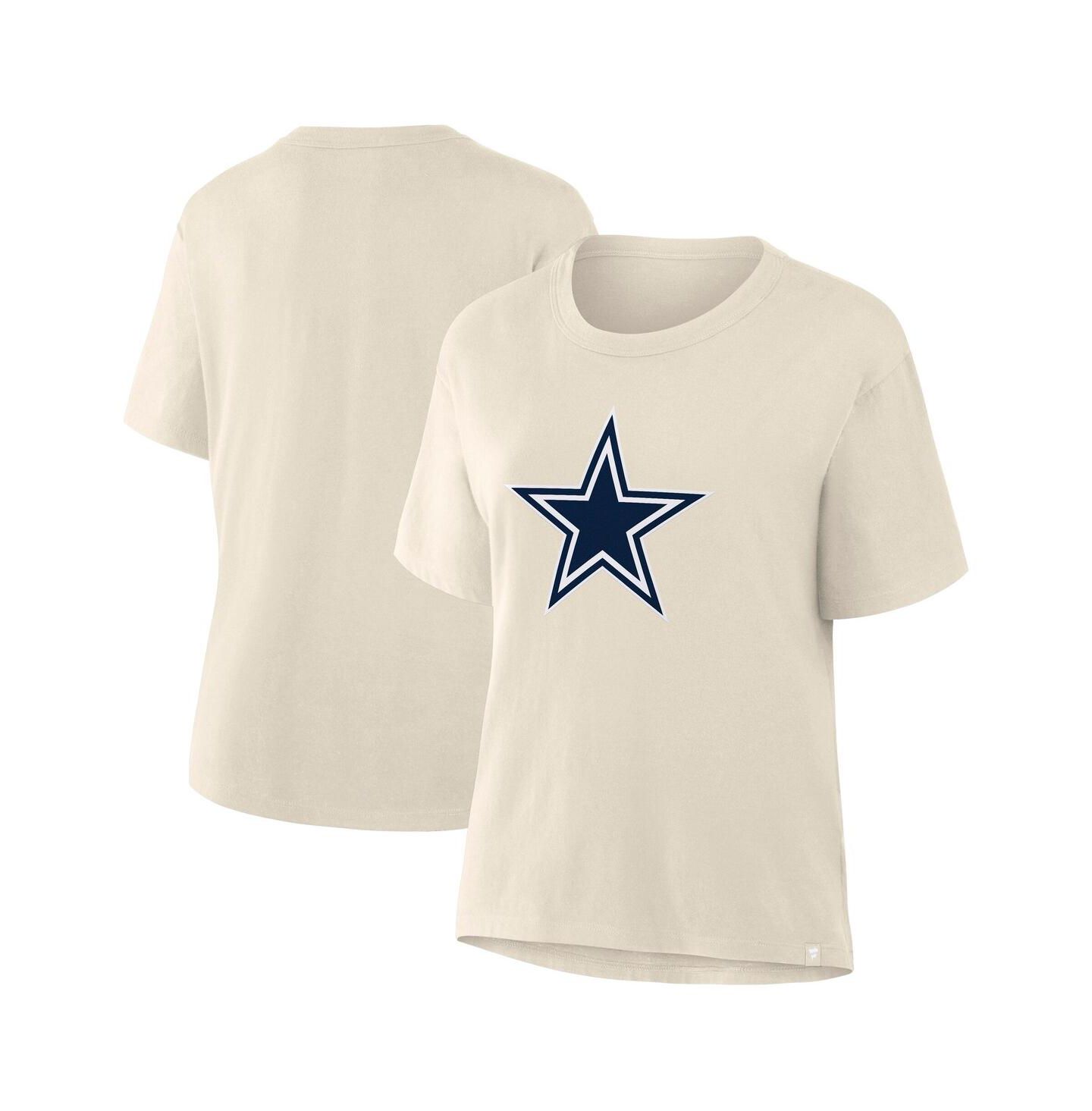 Женская футболка Fanatics Cream Dallas Cowboys Dove Legacy — фото 1