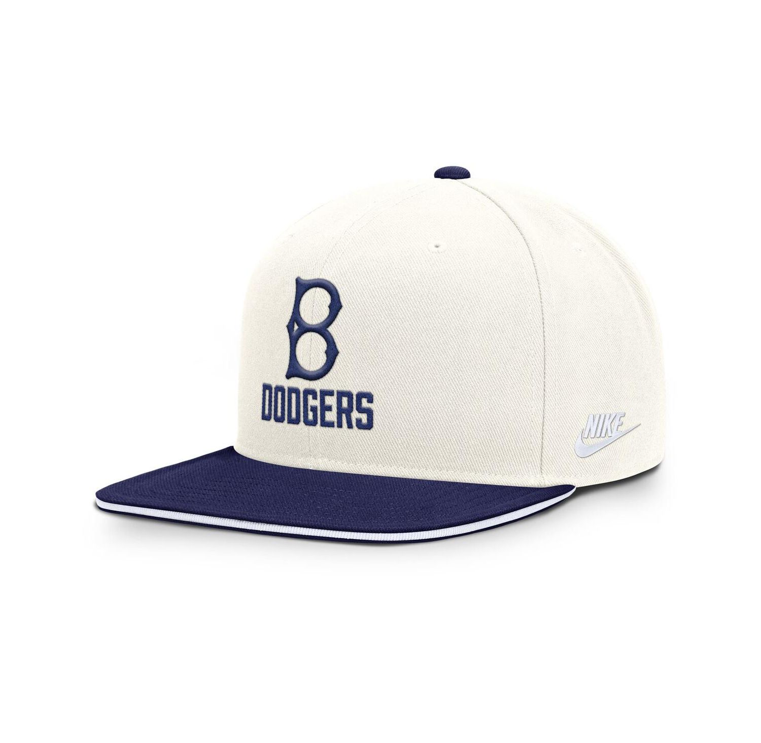 Men's Cream/Royal Brooklyn Dodgers Cooperstown Pro Dri-FIT Snapback Hat
