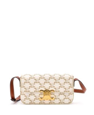 Triomphe East-West Shoulder Bag Triomphe Coated Canvas