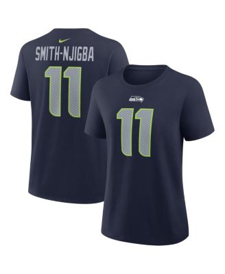 Women's Jaxon Smith-Njigba Navy Seattle Seahawks Player Name & Number T-Shirt