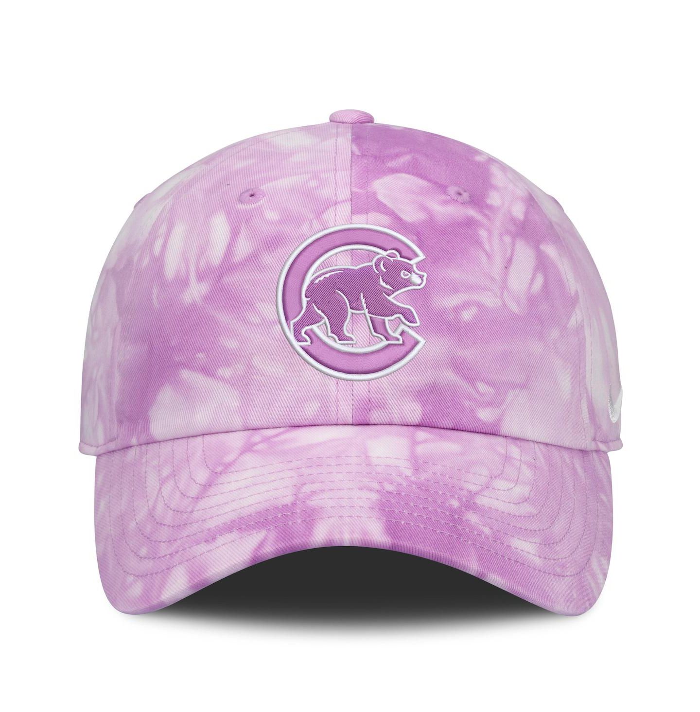 Женская кепка Nike Light Pink Chicago Cubs Mother’s Day Club Adjustable Hat — фото 2
