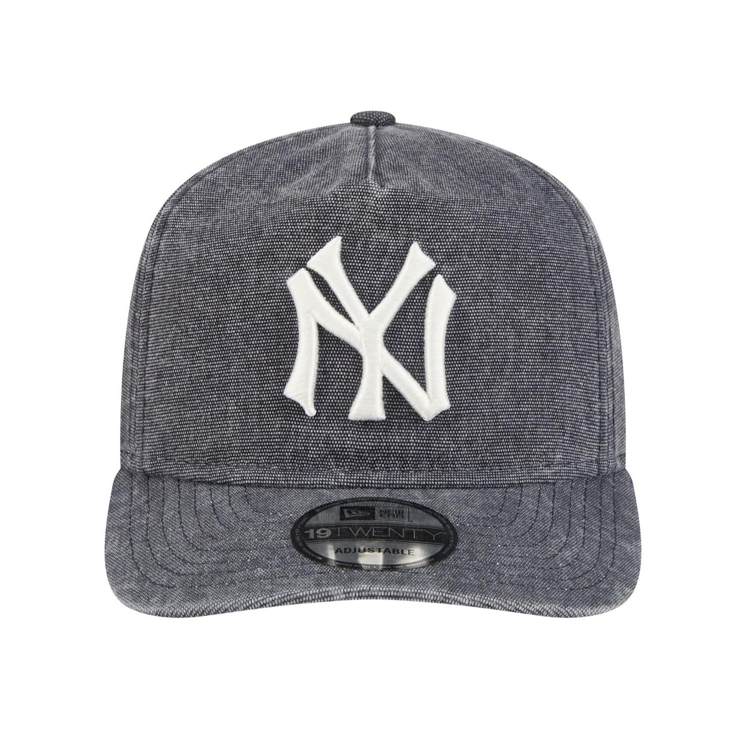 Men's Navy Heather New York Yankees Throwback Denim Classic 19TWENTY Adjustable Hat