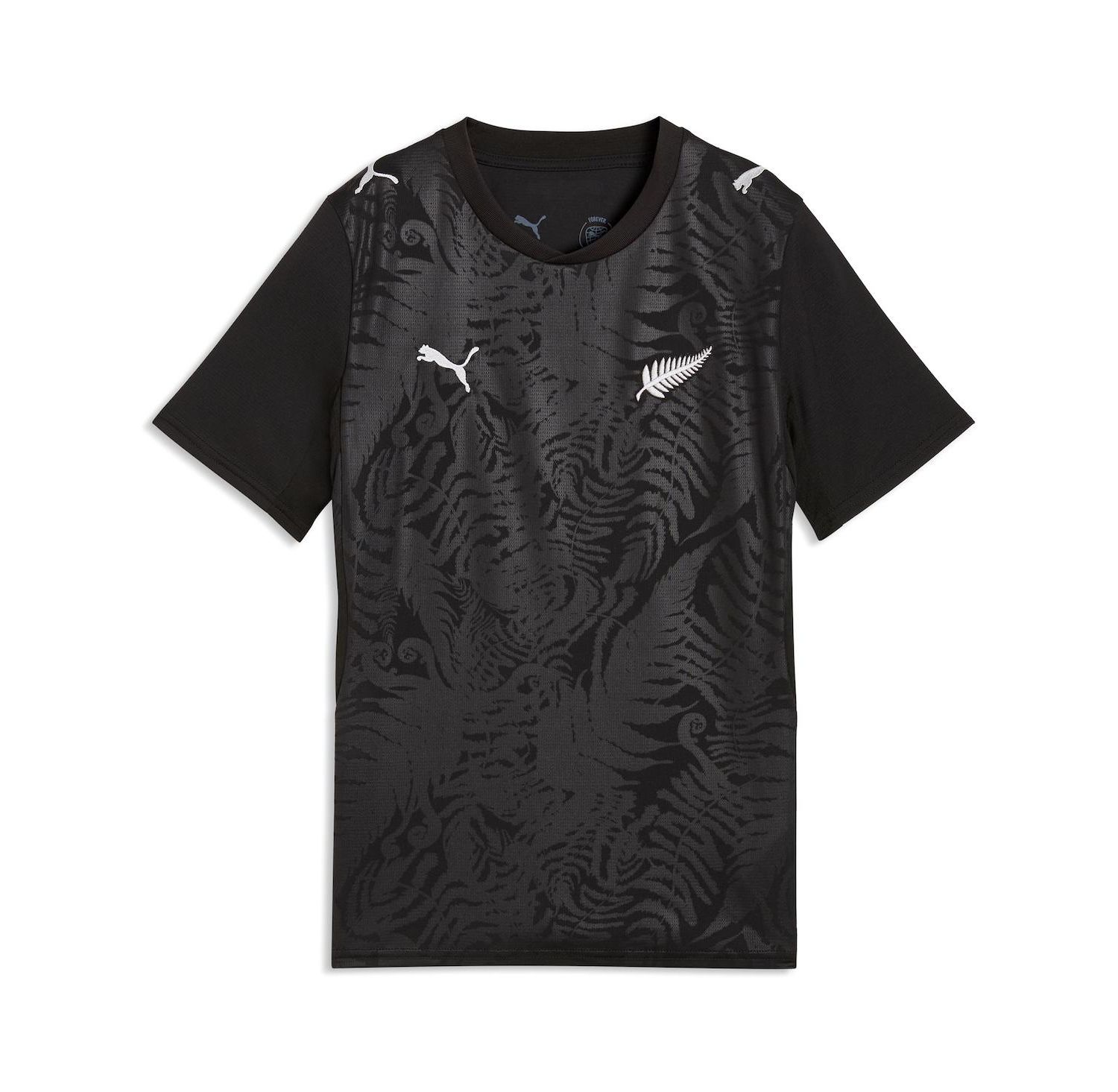 Big Boys and Girls Black New Zealand National Team 2026 Home Replica Jersey