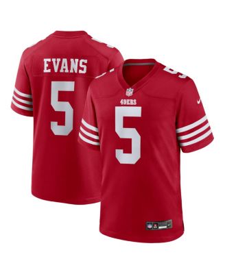 Men's Mike Evans Scarlet San Francisco 49ers Game Jersey
