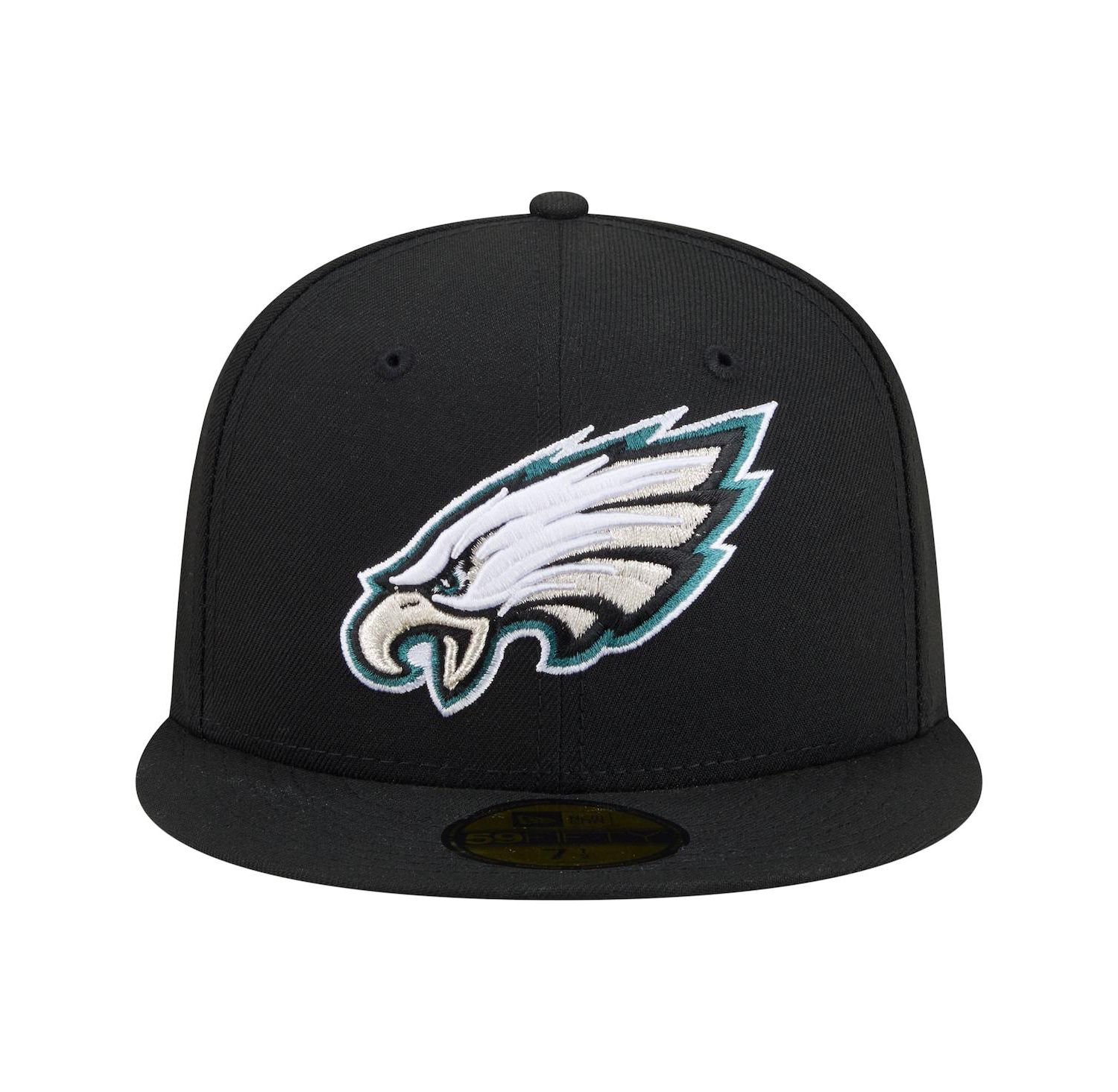 Men's Black Philadelphia Eagles 59FIFTY Fitted Hat
