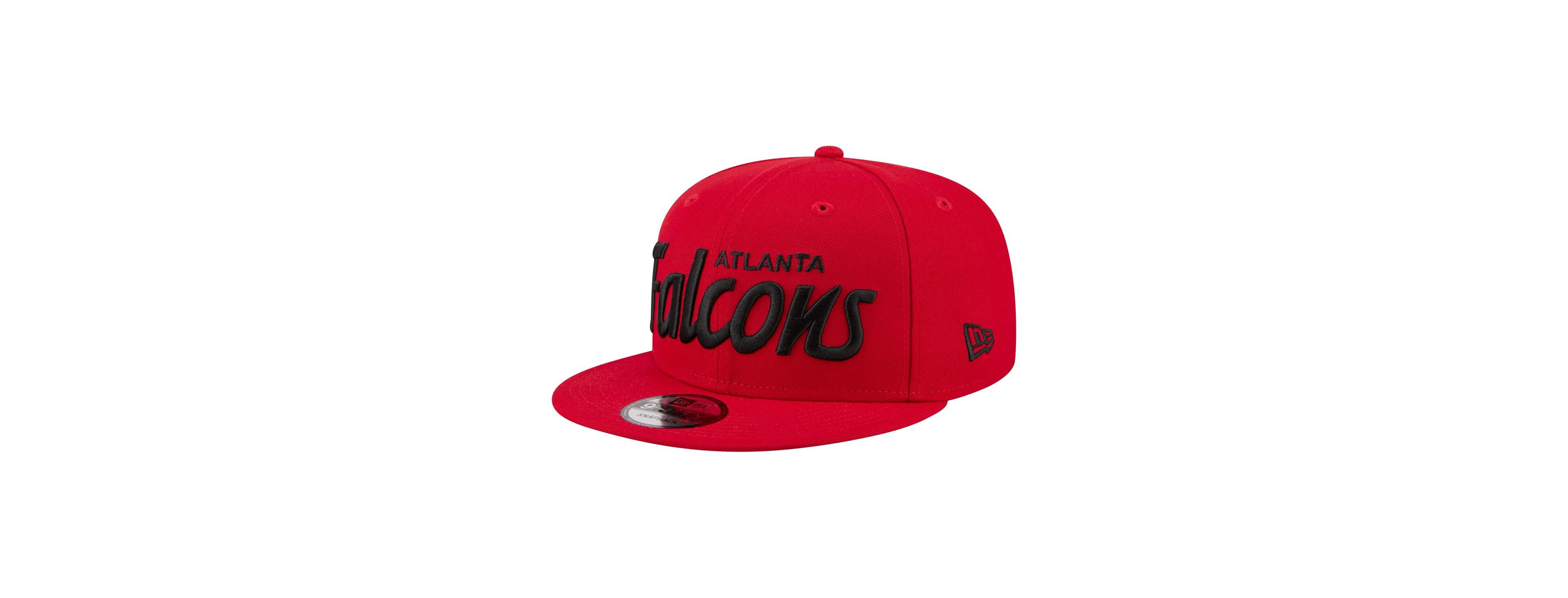 New Era Men's Red Atlanta Falcons Core Team Script 9FIFTY Snapback Hat