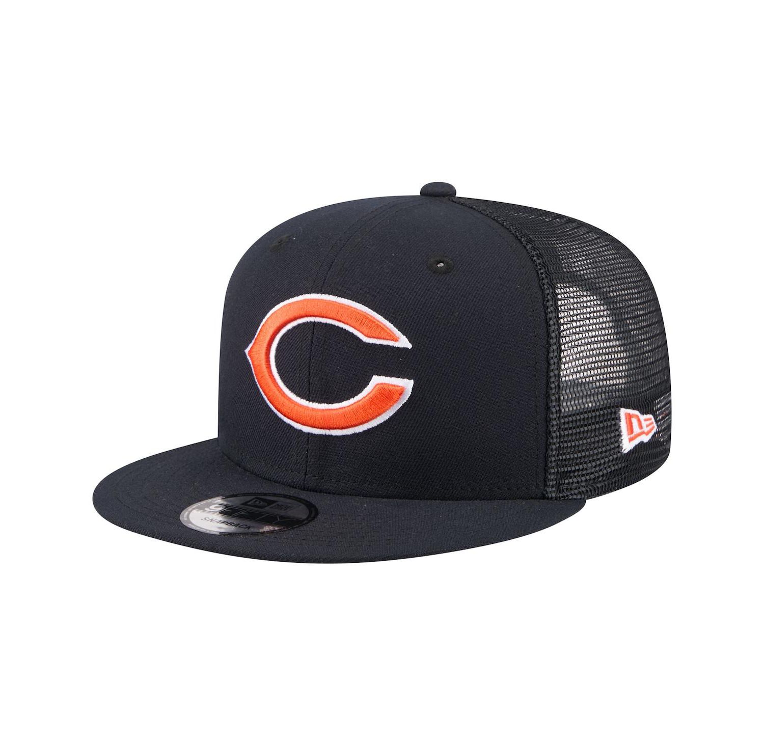Men's Navy Chicago Bears Core Team 9FIFTY Trucker Snapback Hat
