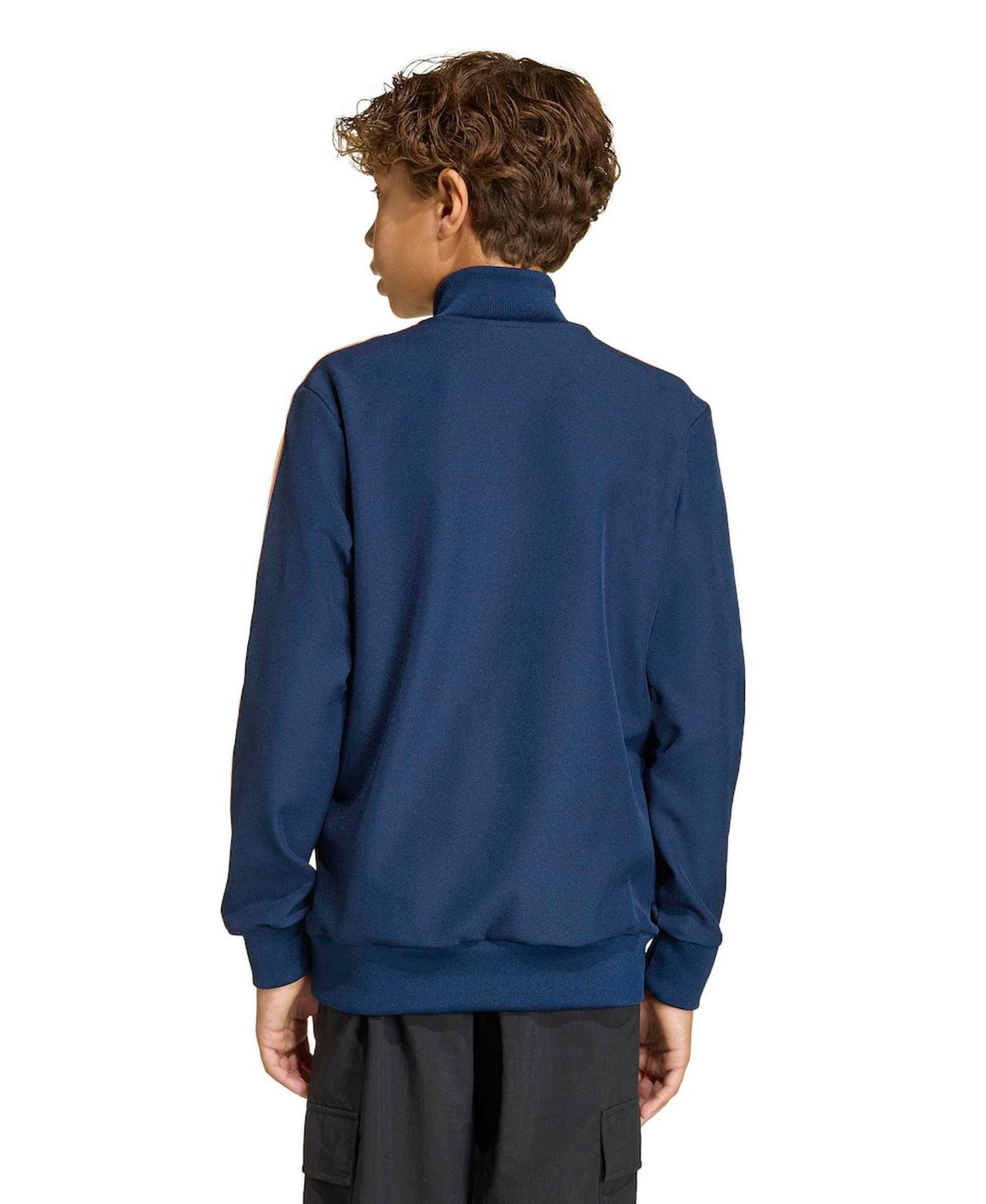 Big Boys and Girls Navy Club America Terrace Icons Full-Zip Track Top