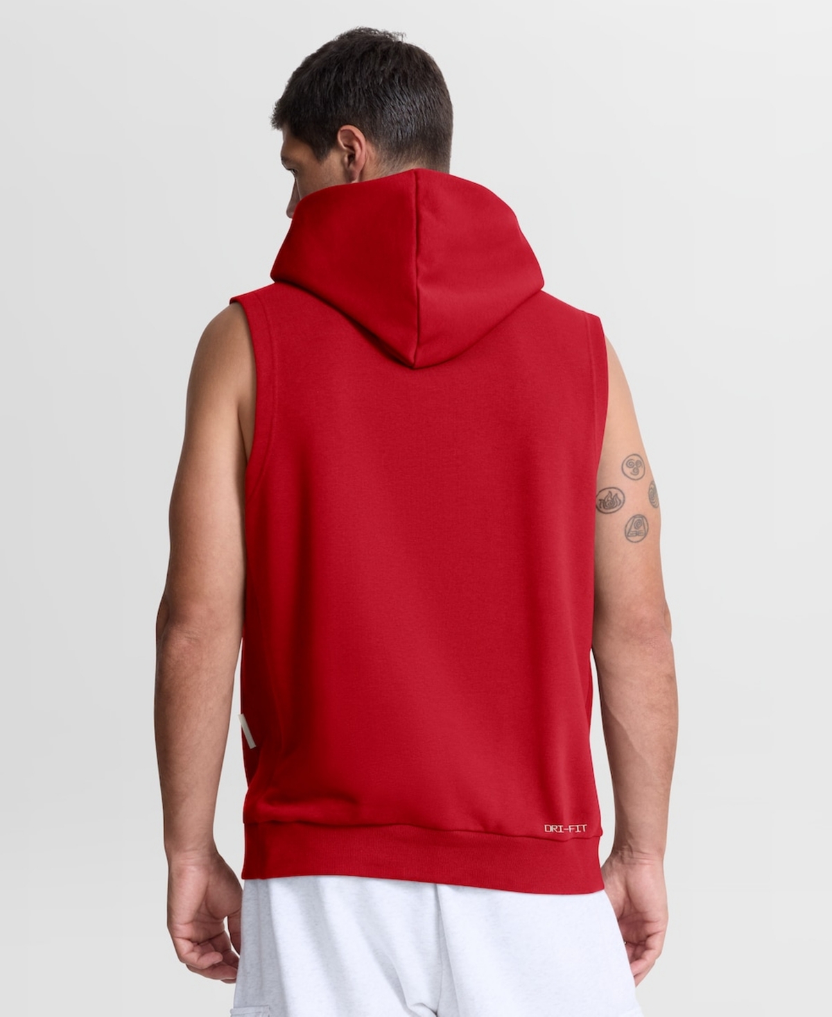 Nike Men's Red Cincinnati Reds Authentic Collection Standard Issue Dri-fit Sleeveless Hoodie