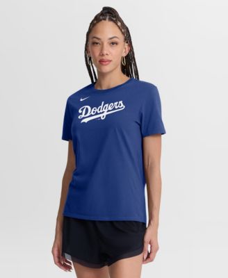 Women's Royal Los Angeles Dodgers Wordmark T-Shirt