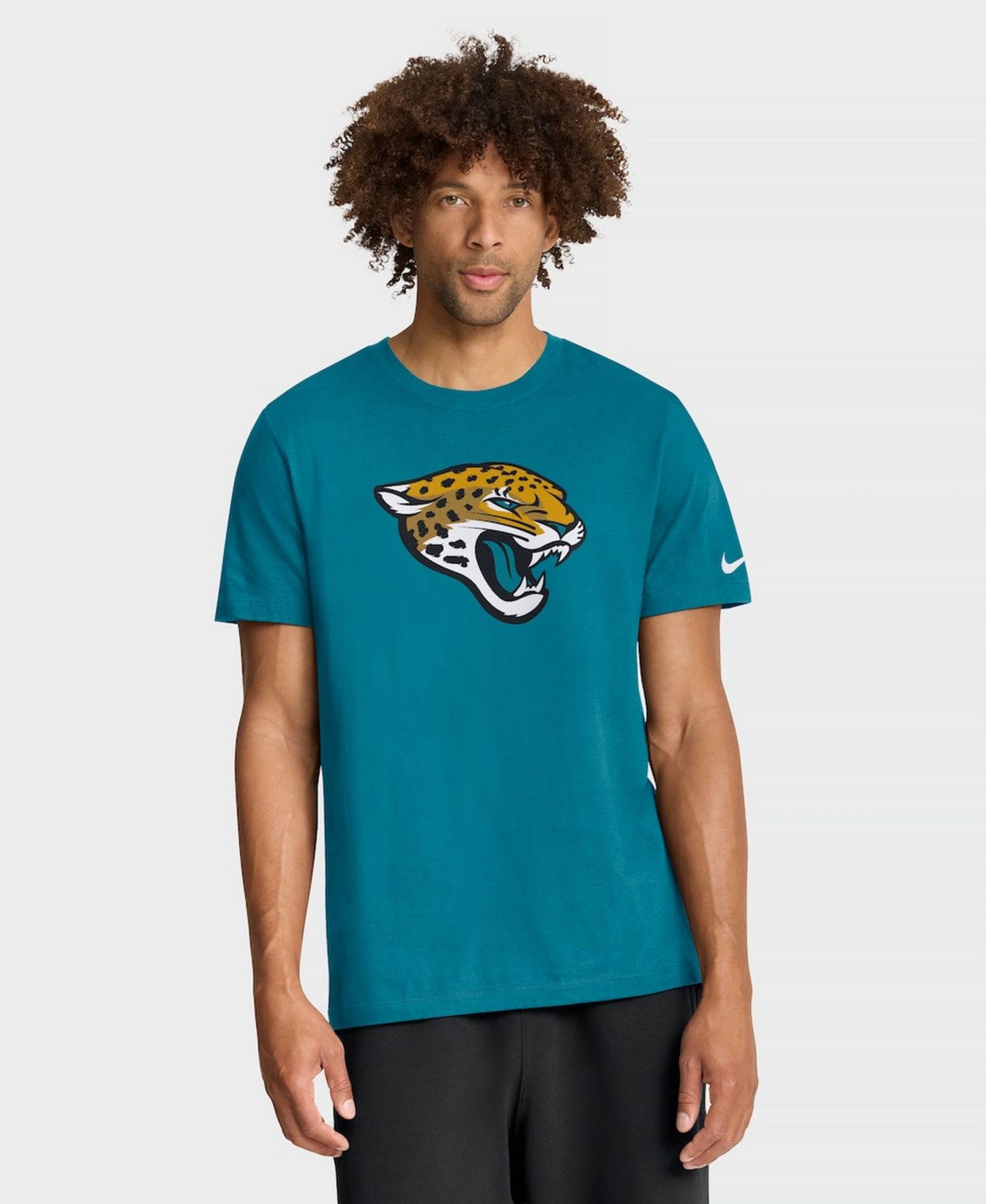 Мужская футболка Nike Teal Jacksonville Jaguars Essential Logo — фото 1