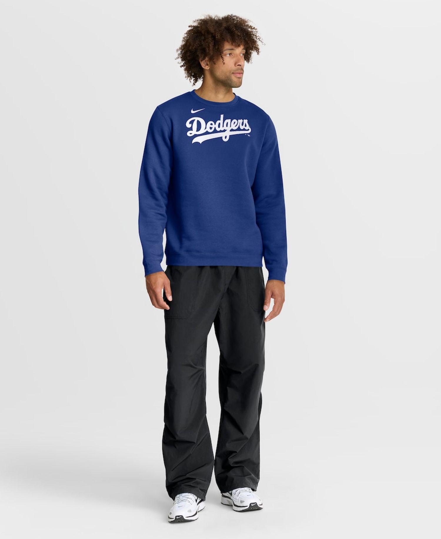 Men's Royal Los Angeles Dodgers Primetime Wordmark Sweatshirt