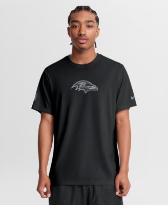 Men's Black Baltimore Ravens Sideline Lead The Charge Legend Dri-FIT T-Shirt