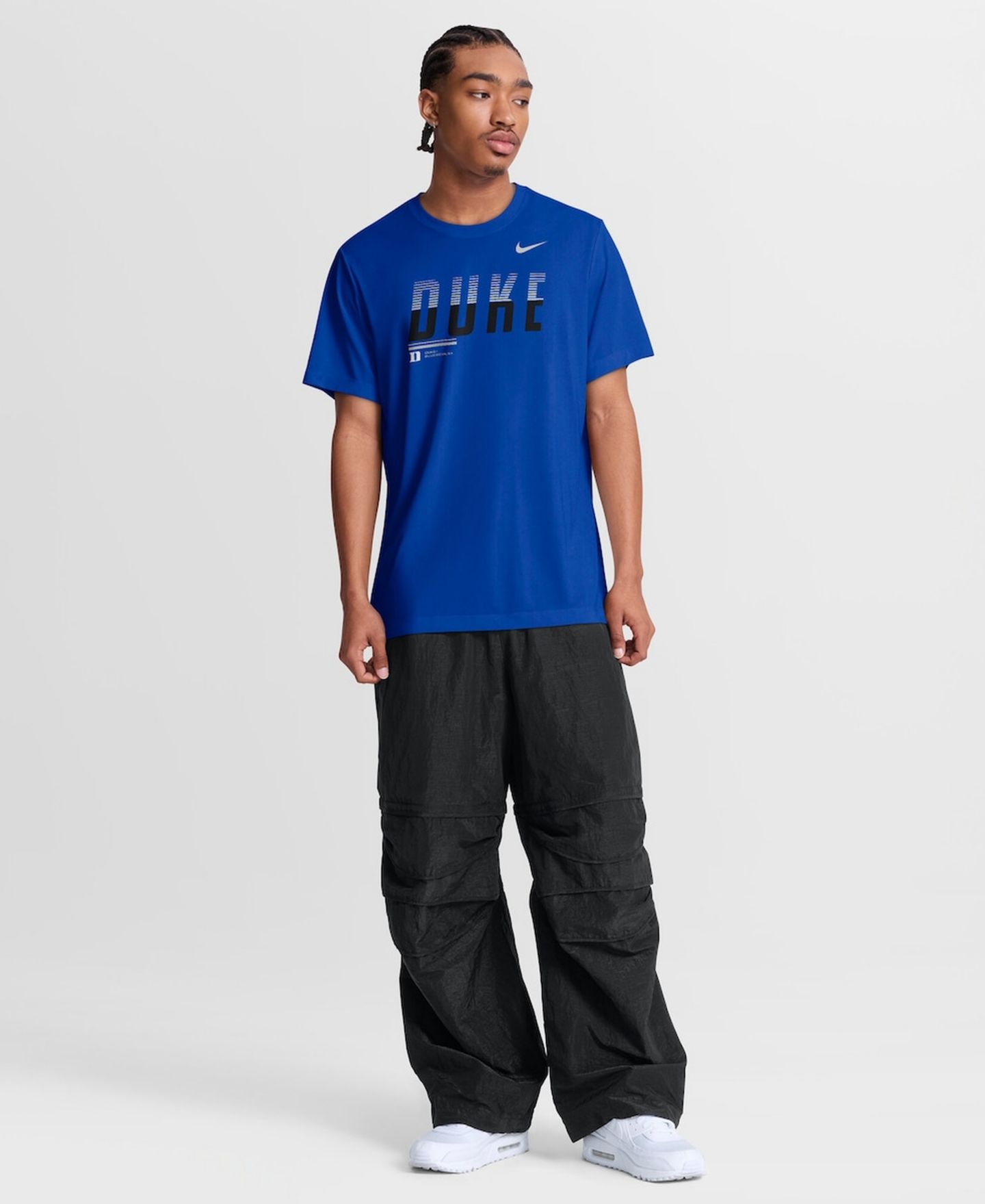 Мужская футболка Nike Royal Duke Blue Devils Sideline Legend Dri-FIT — фото 5