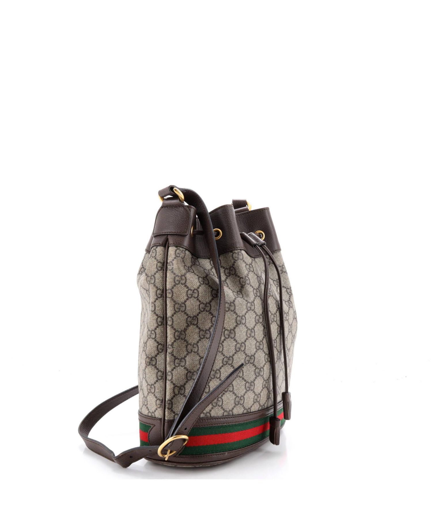 Medium Ophidia Bucket Bag GG Coated Canvas