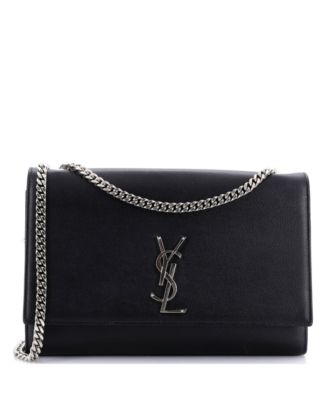 Large Classic Monogram Crossbody Bag Grainy Leather