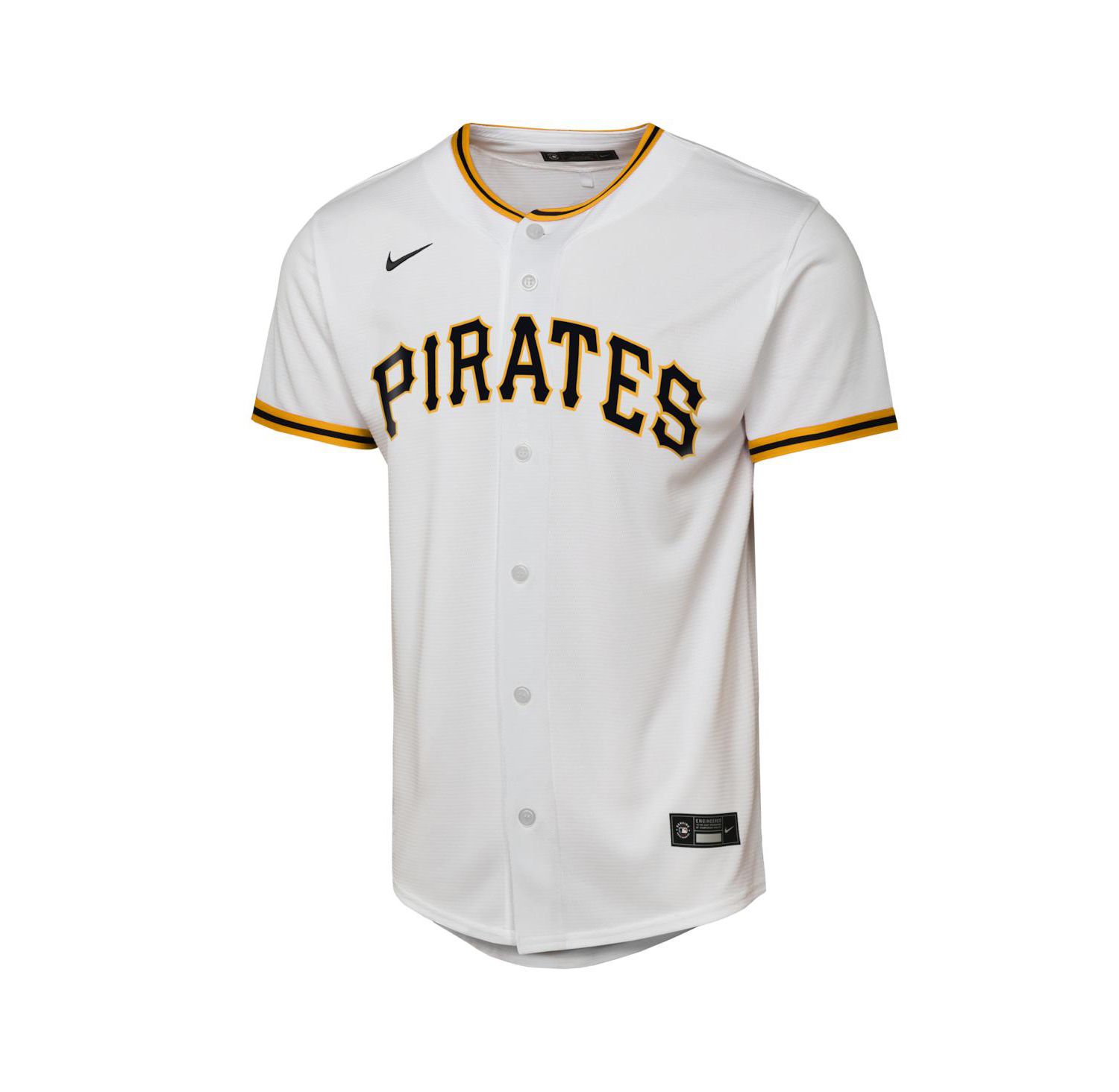 Big Boys and Girls Konnor Griffin White Pittsburgh Pirates Home Replica Jersey