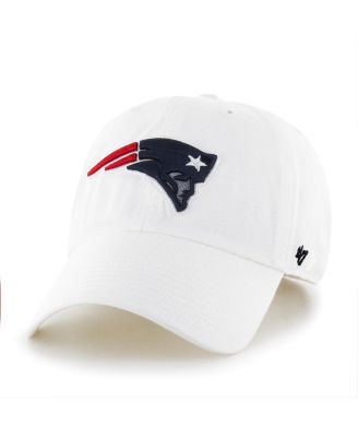 Preschool White New England Patriots Clean Up Adjustable Hat