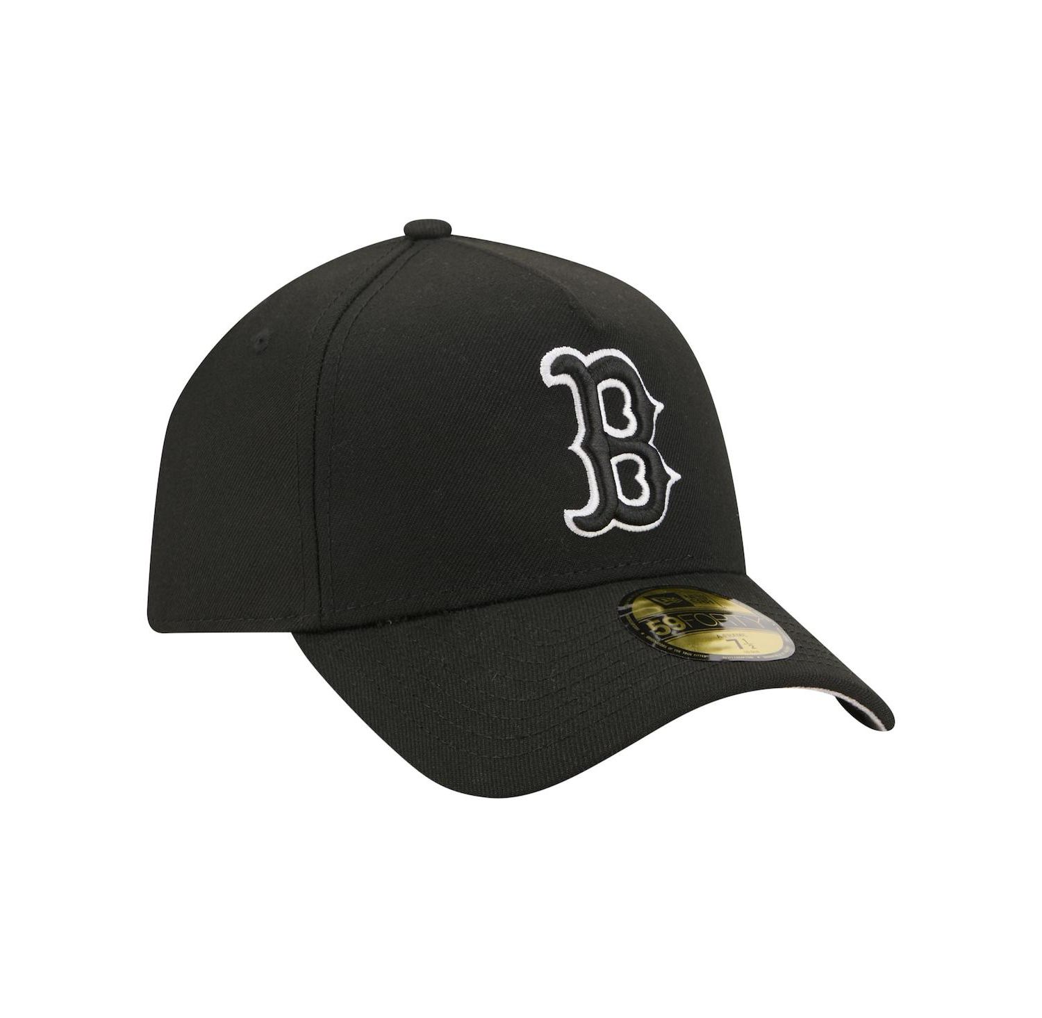 Men's Black Boston Red Sox A-Frame 59FORTY Fitted Hat