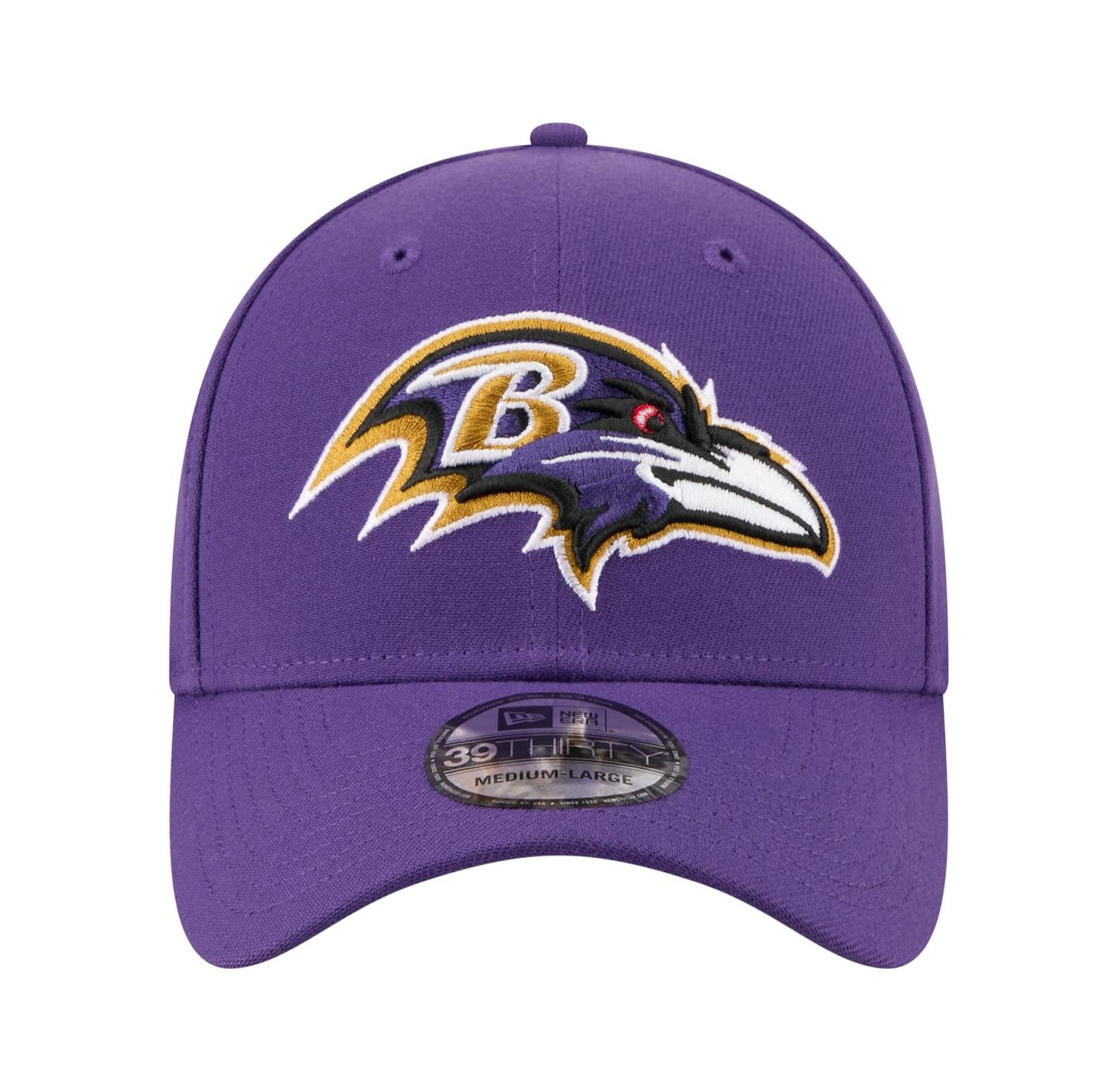 Men's Purple Baltimore Ravens Core Team 39THIRTY Flex Hat