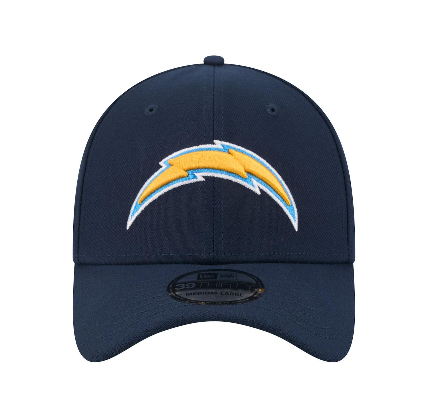 Men's Navy Los Angeles Chargers Core Team 39THIRTY Flex Hat