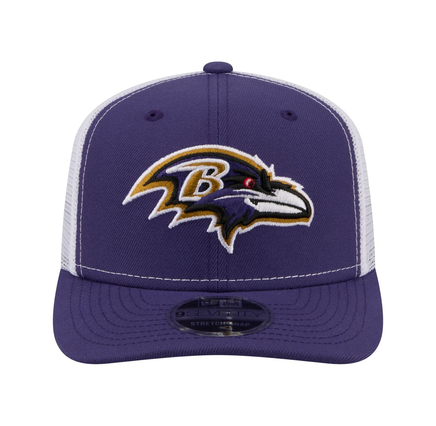 Men's Purple Baltimore Ravens 9SEVENTY Trucker Adjustable Hat