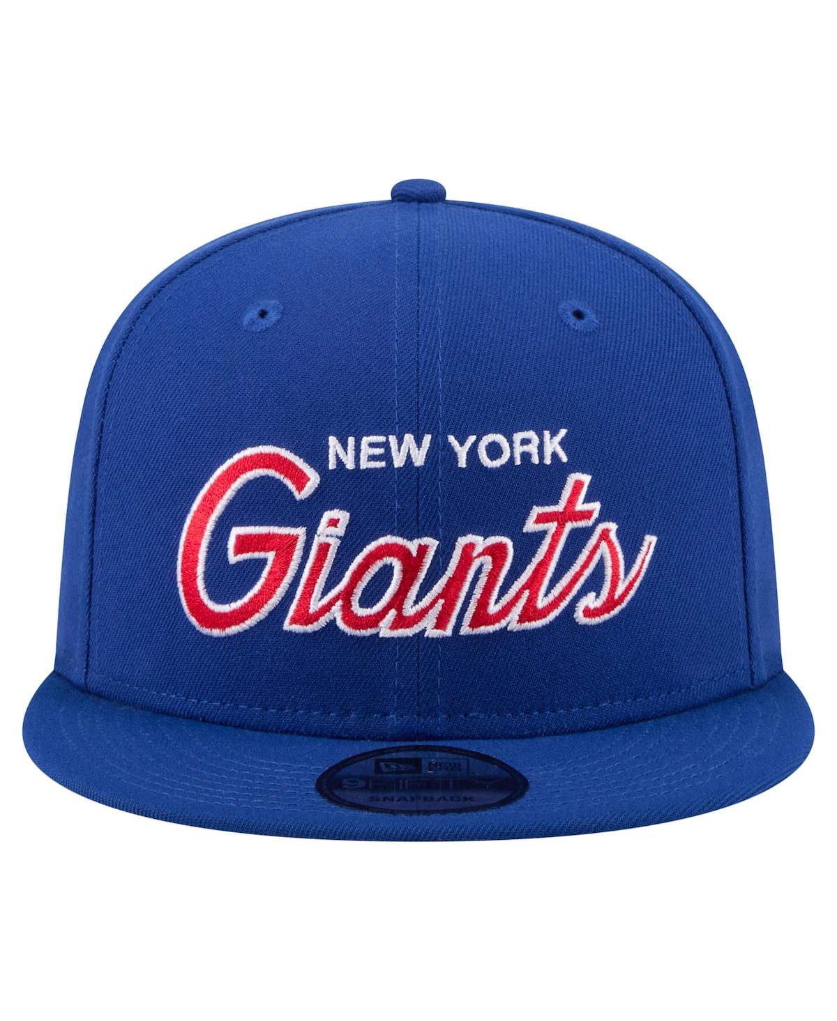 New Era Men's Royal New York Giants Core Team Script 9FIFTY Snapback Hat