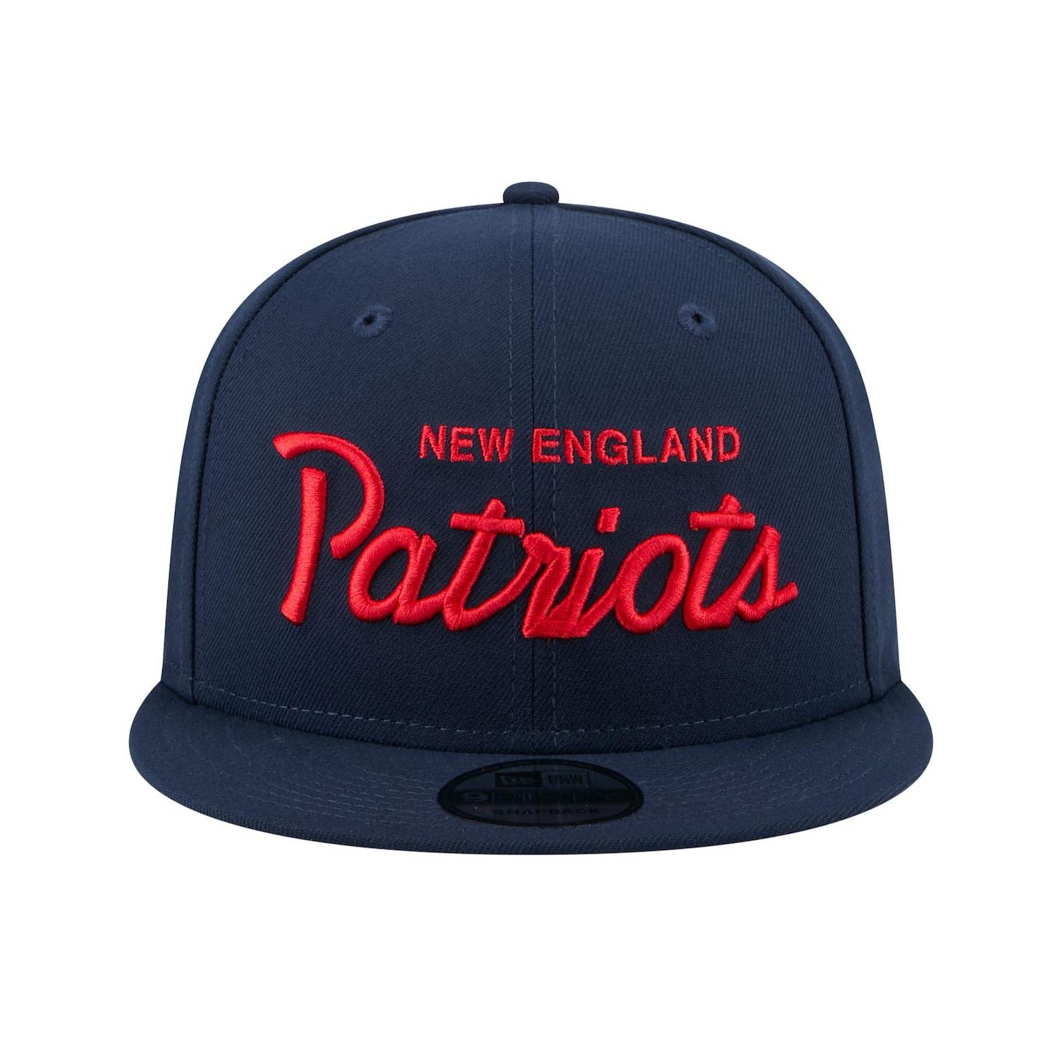 Men's Navy New England Patriots Core Team Script 9FIFTY Snapback Hat