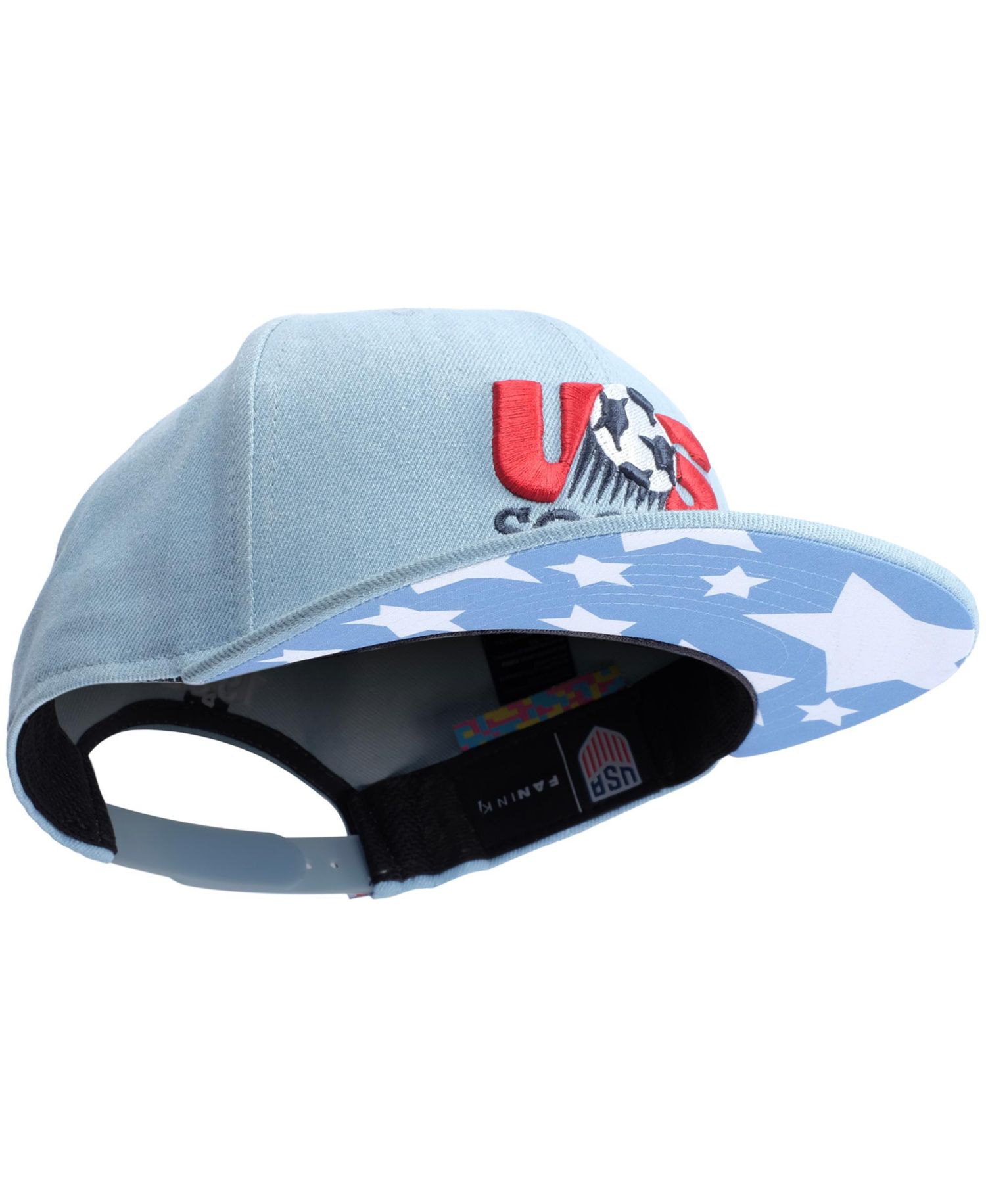 Men's and Women's Light Blue USMNT Making History Snapback Hat