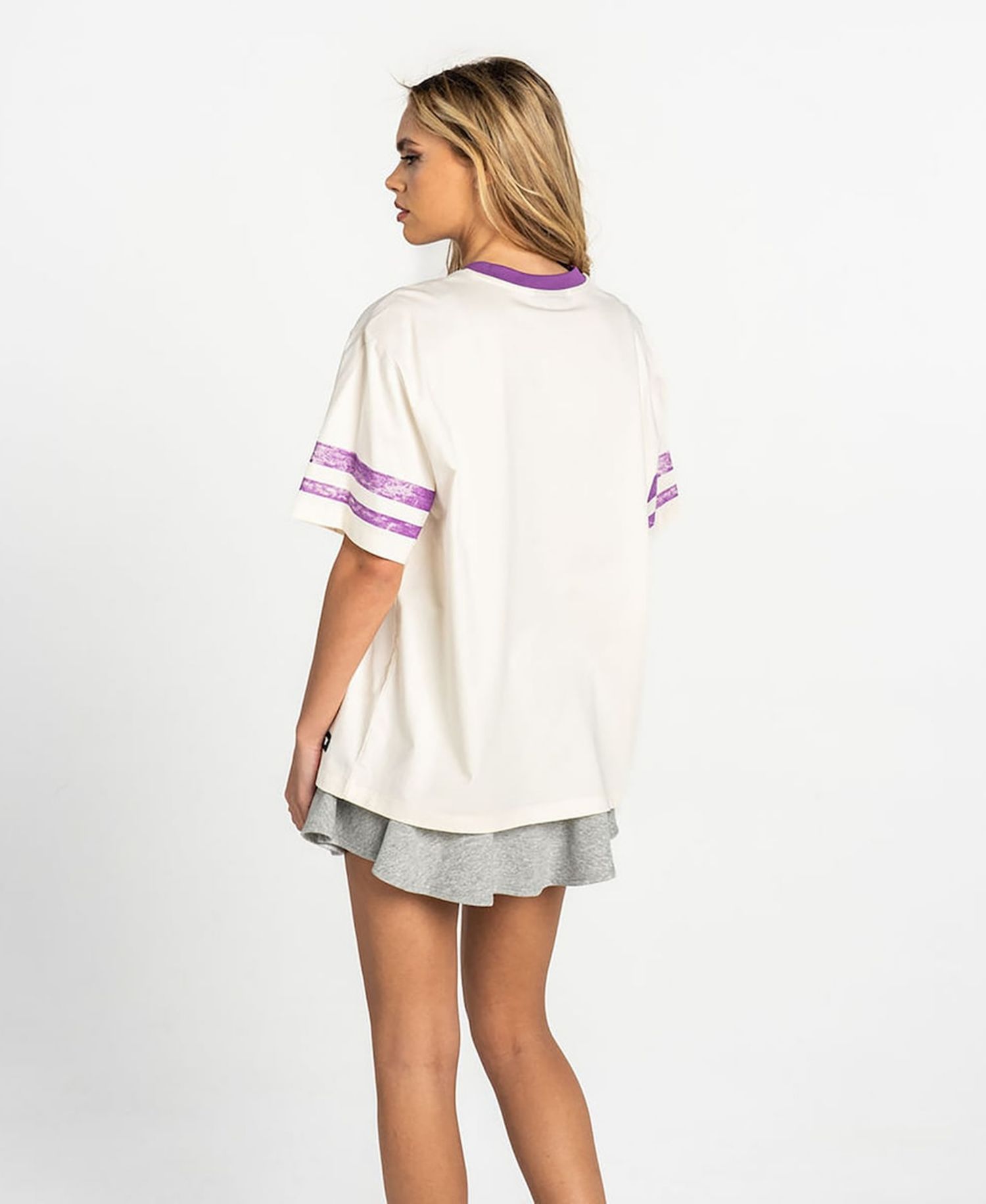 Women's White Los Angeles Sparks Drop-Shoulder Oversized T-Shirt