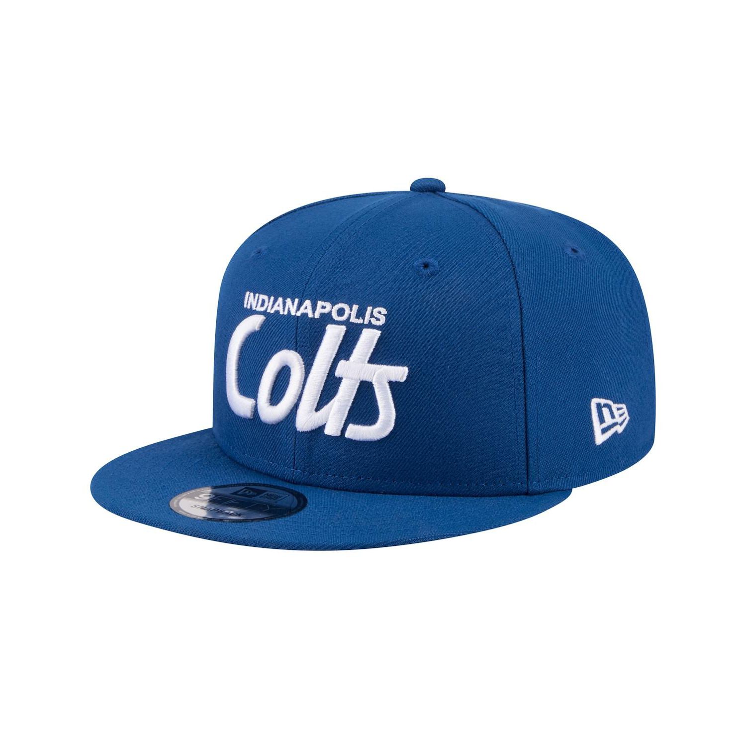 Men's Royal Indianapolis Colts Core Team Script 9FIFTY Snapback Hat