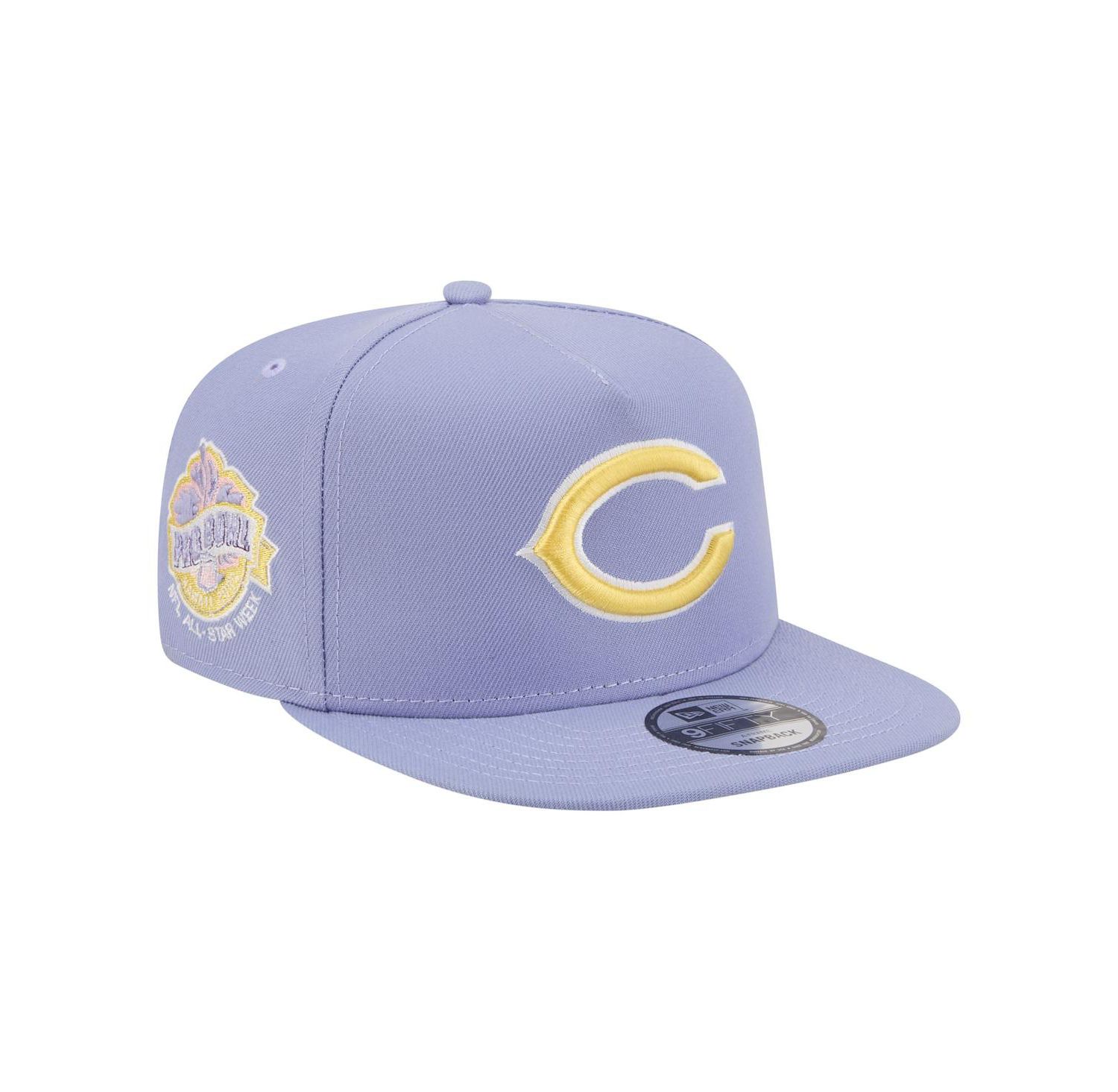 Men's Lavender Chicago Bears Bloom A-Frame 9FIFTY Snapback Hat