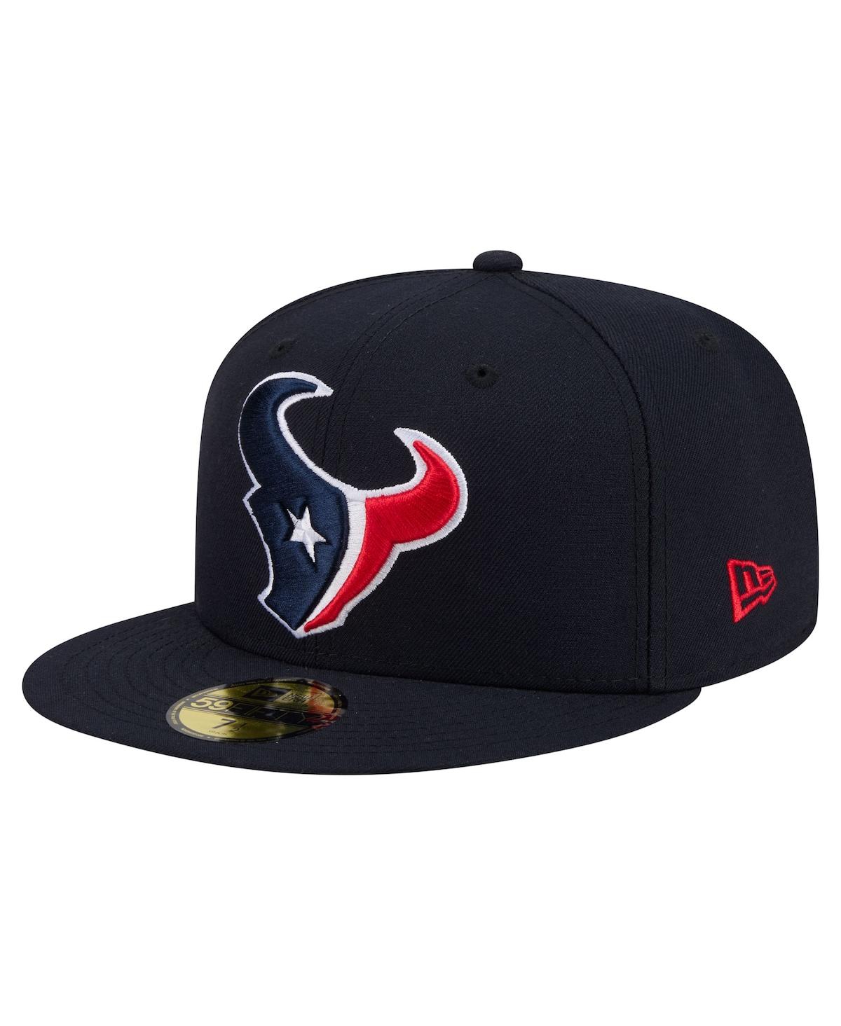 New Era Men's Navy Houston Texans 59FIFTY Fitted Hat