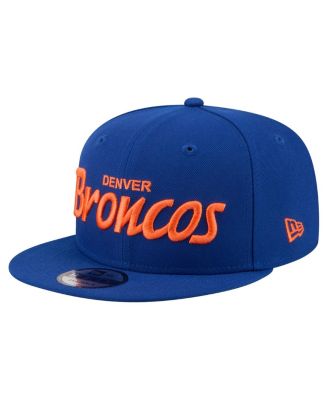 Men's Royal Denver Broncos Core Team Script 9FIFTY Snapback Hat