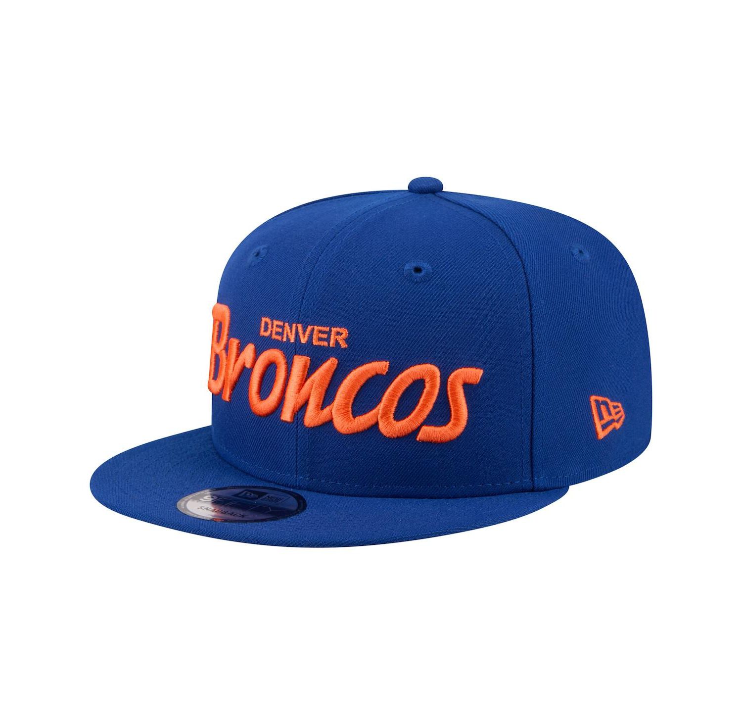 Men's Royal Denver Broncos Core Team Script 9FIFTY Snapback Hat