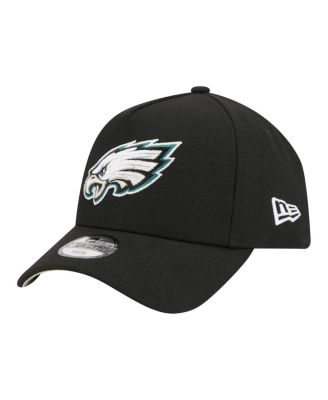 Big Boys and Girls Black Philadelphia Eagles 9FORTY A-Frame Adjustable Hat
