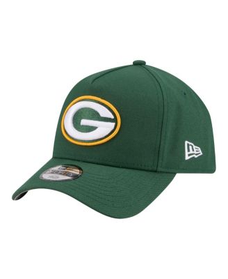 Big Boys and Girls Green Green Bay Packers 9FORTY A-Frame Adjustable Hat