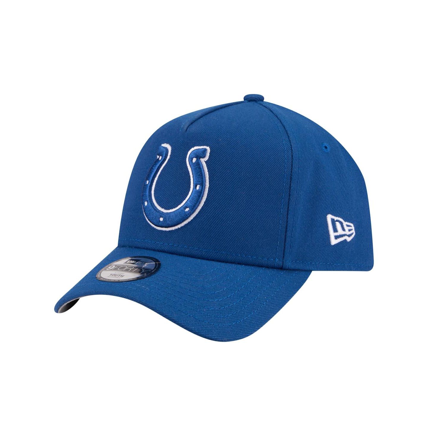 Детская кепка New Era Royal Indianapolis Colts 9FORTY A-Frame Adjustable Hat — фото 1