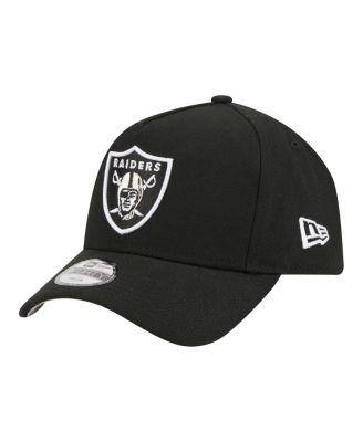 Big Boys and Girls Black Las Vegas Raiders 9FORTY A-Frame Adjustable Hat