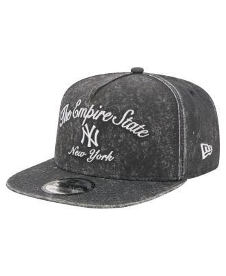 Men's Black New York Yankees City Slogan A-Frame 9FIFTY Snapback Hat